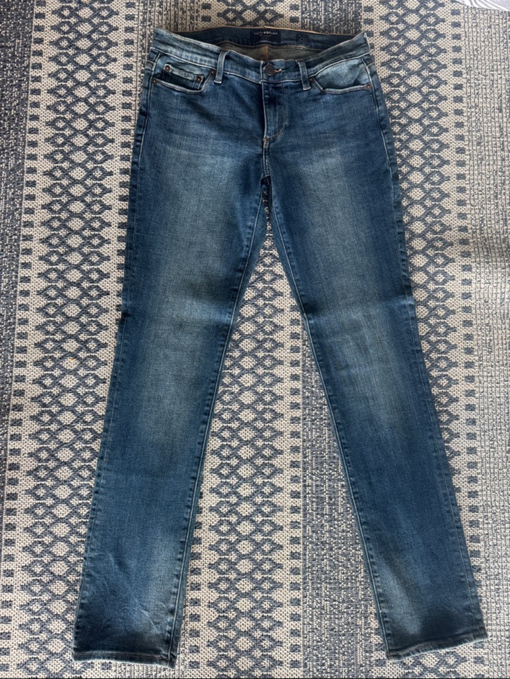 Lucky Brand Women's Dark Blue Skinny Jeans